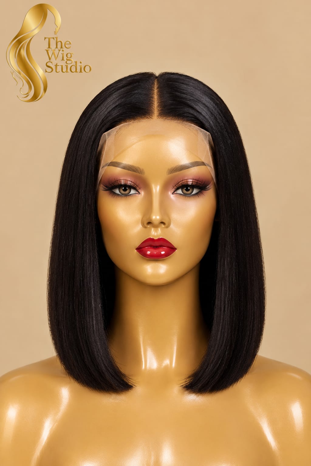 Frontal Bob Glueless Brazilian Human Hair Wig (8" - 14")