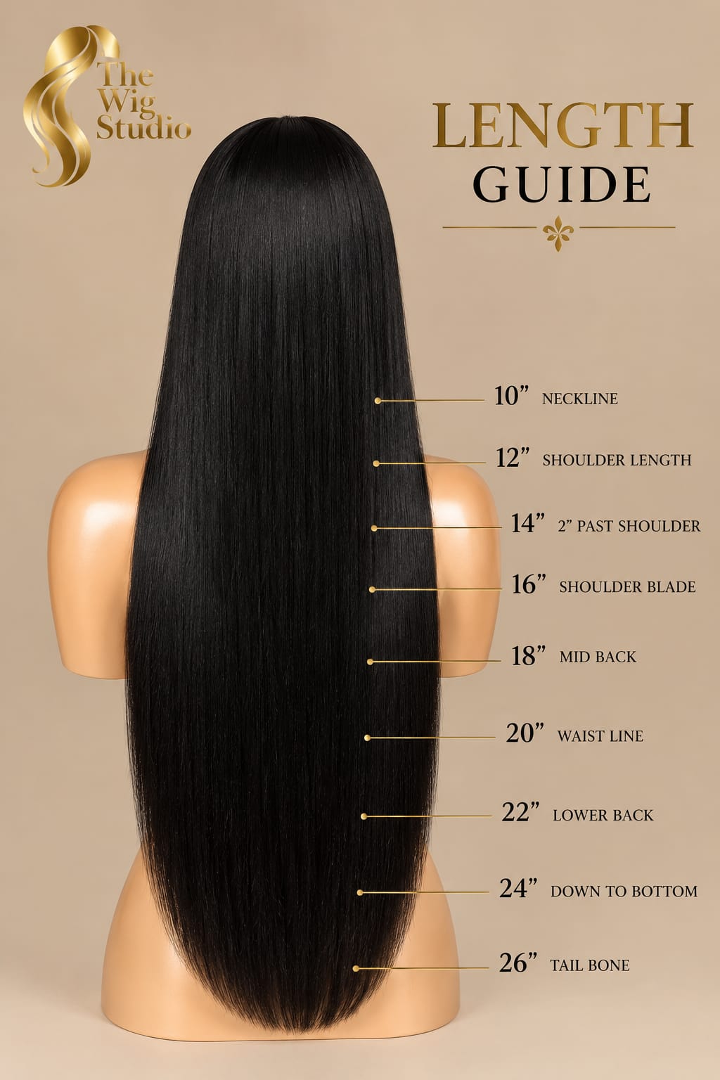 The Wig Studio™ Signature Bob — 13×4 | 10" | 150% Density | Human Hair