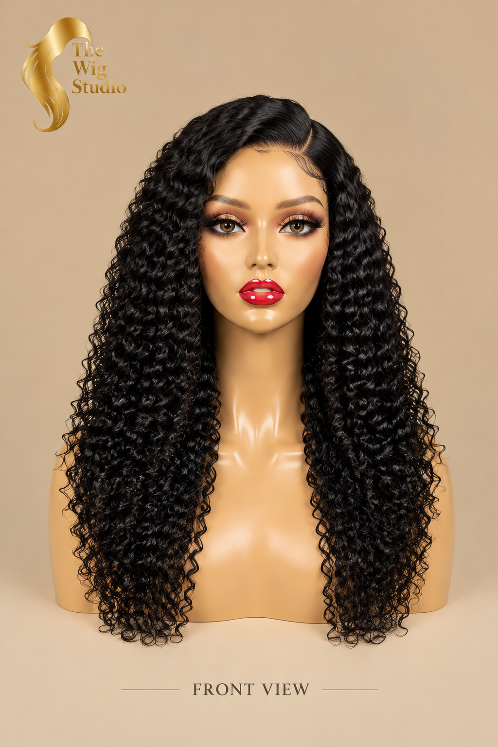 The Wig Studio™ Long Curly 1-Way Wig