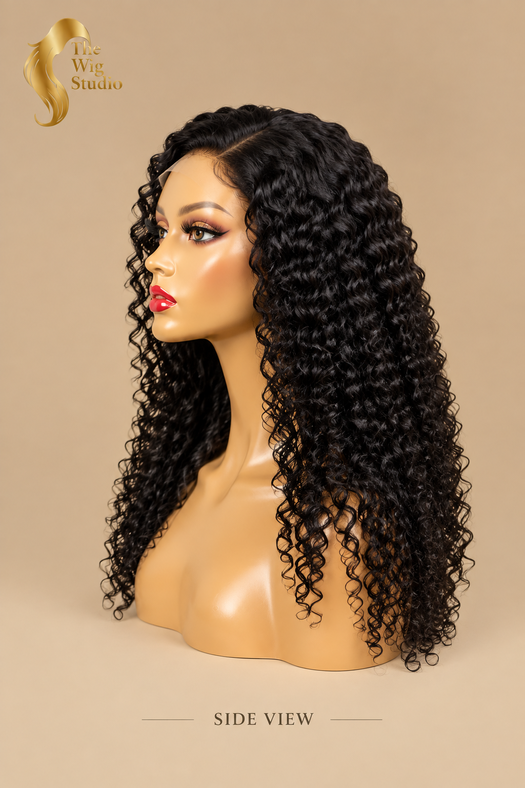 The Wig Studio™ Long Curly 1-Way Wig