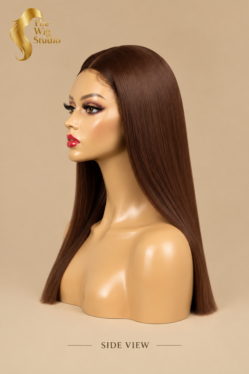 The Wig Studio™ Long Straight 1-Way Wig