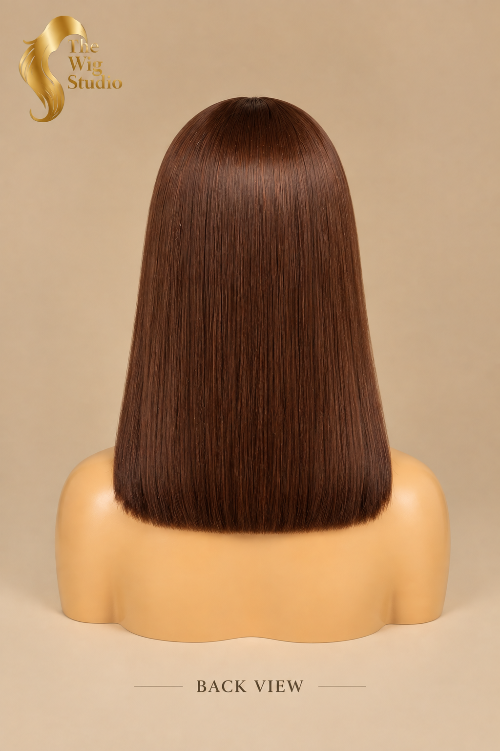 The Wig Studio™ Sleek Straight Bob Wig with Fringe