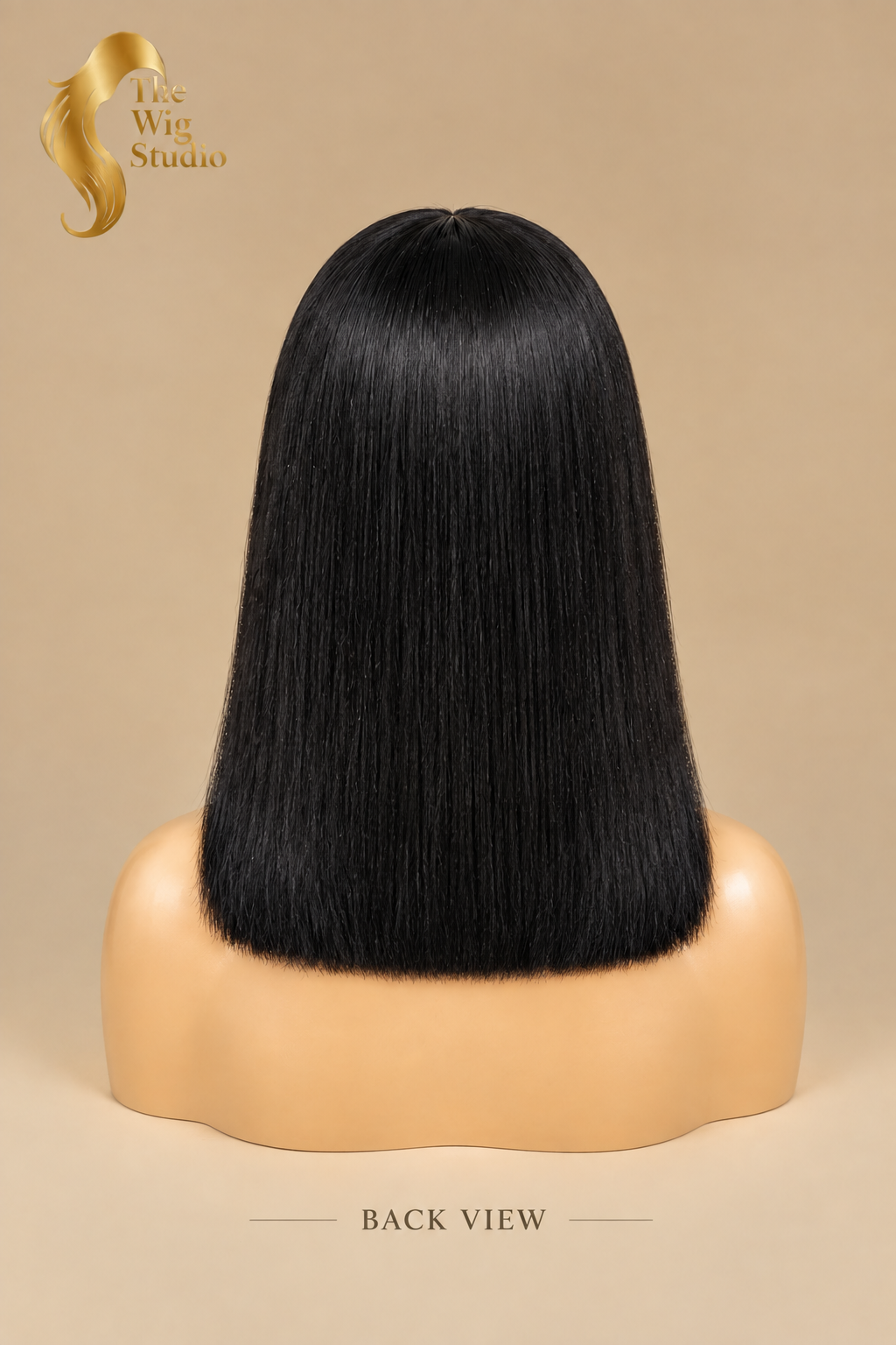 The Wig Studio™ Sleek Straight Bob Wig with Fringe